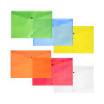 BUSTA CON BOTTONE TRASLUCIDA IN PPL - immagine 3