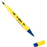 MARCATORE PERMANENTE BINO CON PUNTA BRUSH E SOTTILE DUAL TIP MARKER - immagine 5