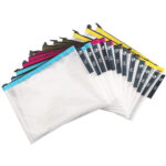 BUSTA CON ZIP MESH NEUTRA CONF.12 PZ - immagine 3