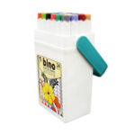 MARCATORE PERMANENTE BINO CON PUNTA PIATTA E SOTTILE DUAL TIP MARKER - immagine 2