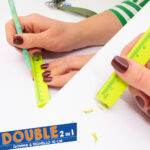 GOMMA RIGHELLO DOUBLE 10CM SPIL COLORATE