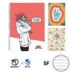 QUADERNO SPIL MAXI SPIRALATO IL BAFFOGRAM 1R A4 - immagine 3
