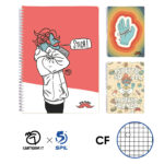 QUADERNO SPIL MAXI SPIRALATO IL BAFFOGRAM 5MM A4 - immagine 2