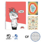 QUADERNO SPIL MAXI SPIRALATO IL BAFFOGRAM 4MM A4 - immagine 2