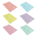 QUADERNO A4 PASTEL SOFT 80 gr. COPERTINA IN PPL Conf. 10 pz