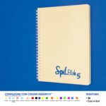 QUADERNO SPIRALATO A5 SPIL SPILBLOK5 80FF 1R - immagine 2
