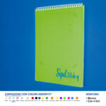 NOTES SPIRALATO A4 SPIL SPILBLOK1 BIANCO 80FF - immagine 2