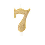 CANDELINA NUMERALE BIO GLITTER 9.5CM - immagine 8